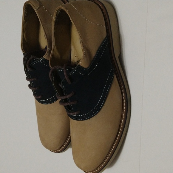 1901 Other - 1901 Suede Navy & Tan Lace Up Oxford Shoes Size 8M #S-177